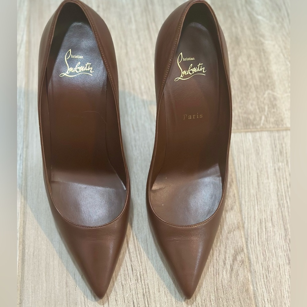 Worn once! Excellent condition! Christian Louboutin Kate 100mm
